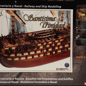 1/90 Santisima Trinidad Yelkenli Savaş Gemisi Ahşap Maketi, Occre 15800