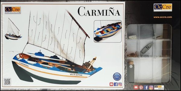 1/15 Carmina Yelkenli Sandal Ahşap Maketi, Occre 52001