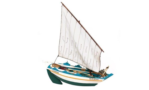1/15 Carmina Yelkenli Sandal Ahşap Maketi, Occre 52001 - Görsel 2