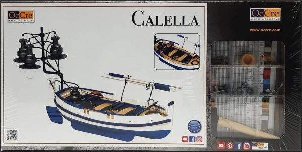1/15 Calella Balıkçı Sandalı Ahşap Maketi, Occre 52002