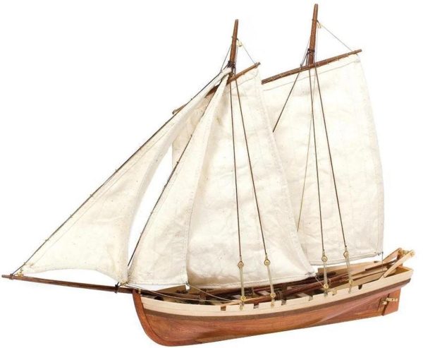 1/24 Bounty Boat Yelkenli Tekne Ahşap Maketi, Occre 52003 - Görsel 2