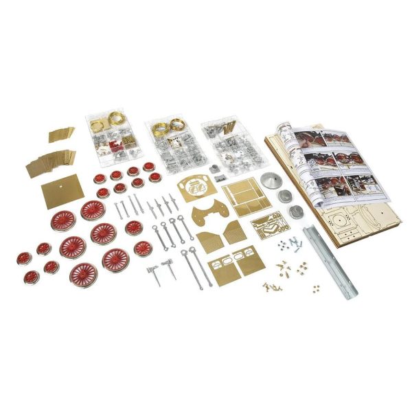 1/32 Bavarian BR-18 Buharlı Lokomotif Ahşap Maketi, Occre 54002 - Görsel 4