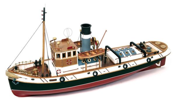 1/30 Ulises RC Dönüştürülebilir Römorkör Ahşap Maketi, Occre 61001 - Görsel 2