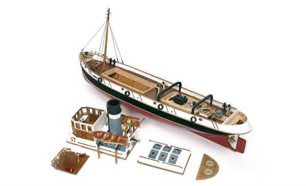 1/30 Ulises RC Dönüştürülebilir Römorkör Ahşap Maketi, Occre 61001 - Görsel 4