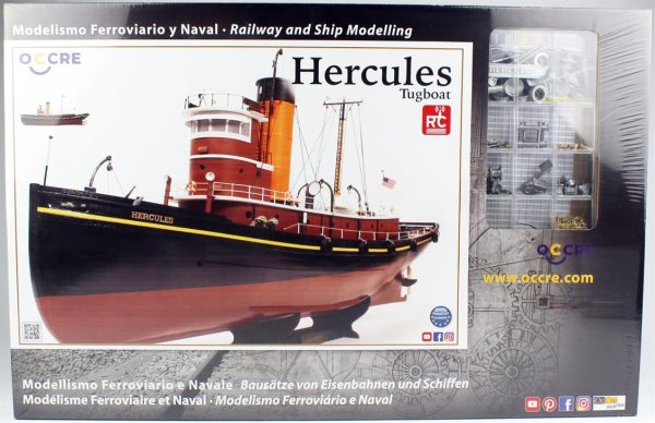 1/50 Hercules RC Dönüştürülebilir Römorkör Ahşap Maketi, Occre 61002