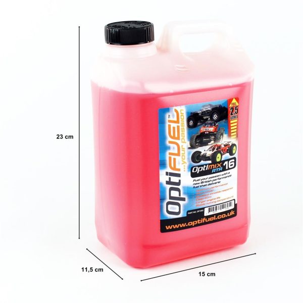 %16 NitroMetan RC Araba Yakıtı 2.5 Litre - Görsel 5