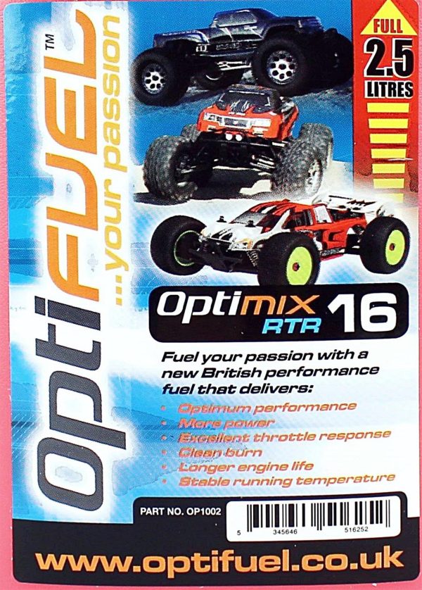 %16 NitroMetan RC Araba Yakıtı 2.5 Litre - Görsel 2