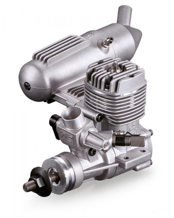 Max-25 FX II (21L) ve 892 Susturuculu Nitro Yakıtlı RC Uçak Motoru, OS Engines 12662