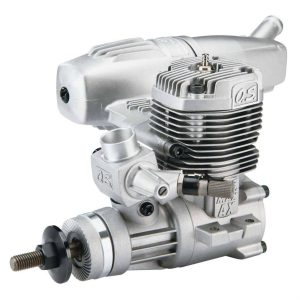 Max-46 AX II (40K) ve 3071 Susturuculu Nitro Yakıtlı RC Uçak Motoru, OS Engines 15490