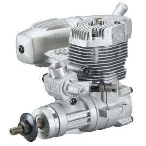 Max-55 AX (40K) ve 3071 Susturuculu Nitro Yakıtlı RC Uçak Motoru, OS Engines 15612