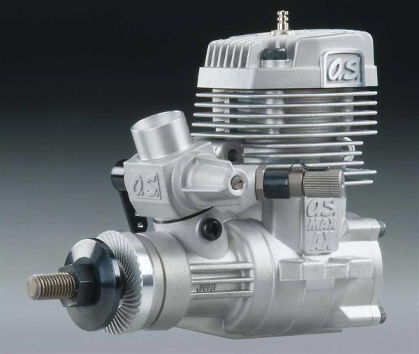 Max-55 AX (40K) ve 3071 Susturuculu Nitro Yakıtlı RC Uçak Motoru, OS Engines 15612 - Görsel 3