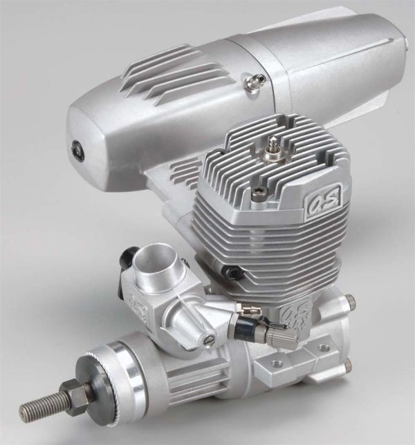 Max-55 AX (40K) ve 3071 Susturuculu Nitro Yakıtlı RC Uçak Motoru, OS Engines 15612 - Görsel 2