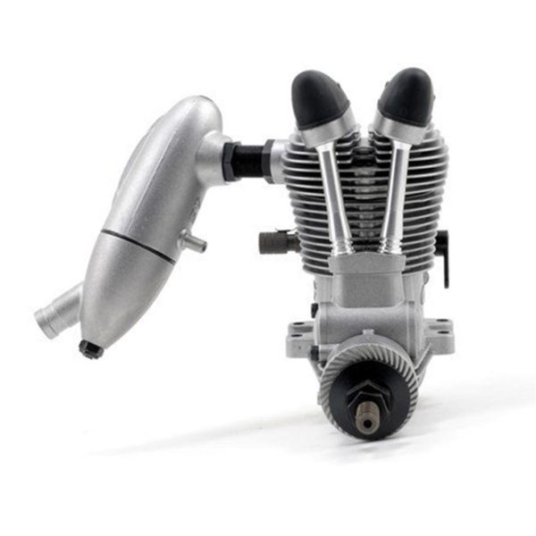FS-62V (61T) ve 4050 Susturuculu 4 Zamanlı Nitro Yakıtlı RC Uçak Motoru, OS Engines 30600 - Görsel 4