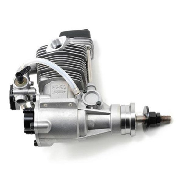 FS-120S III (70N) ve 5020 Susturuculu 4 Zamanlı Nitro Yakıtlı RC Uçak Motoru, OS Engines 35540 - Görsel 2