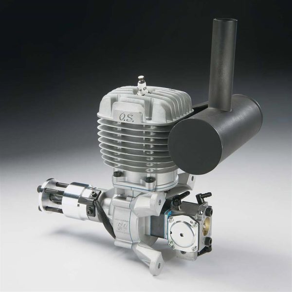 GT60 ve 6020 Susturuculu Benzinli RC Uçak Motoru, OS Engines 38600 - Görsel 2