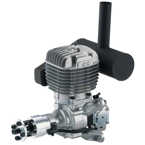 GT60 ve 6020 Susturuculu Benzinli RC Uçak Motoru, OS Engines 38600