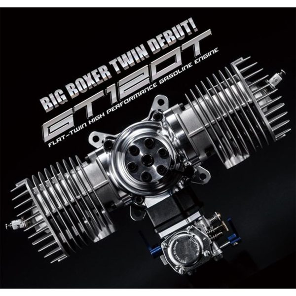 GT120T Benzinli RC Uçak Motoru, OS Engines 3AB00 - Görsel 4