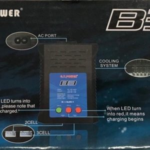 B3 Şarj Cihazı Led Göstergeli Giriş:220 Volt 2-3S LiPo, GT Power 117