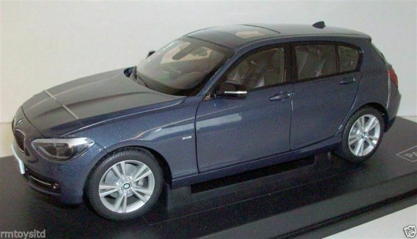 1/18 BMW F20 (1.Seri) Midnight Blue Diecast Araba, Paragon 97005 - Görsel 2