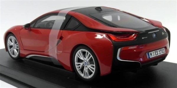 1/18 BMW i8 Protonic Red Diecast Araba, Paragon 97085 - Görsel 3