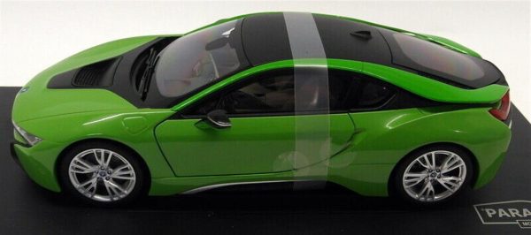 1/18 BMW i8 Java Green Diecast Araba, Paragon 97086 - Görsel 3