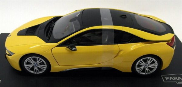 1/18 BMW i8 Speed Yellow Diecast Araba, Paragon 97087 - Görsel 4