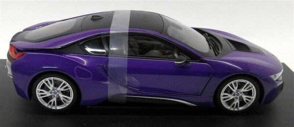 1/18 BMW i8 Purple Pearl Diecast Araba, Paragon 97088 - Görsel 4
