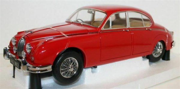 1/18 1962 Jaguar MarkII 3.8 Carmen Red Diecast Araba, Paragon 98322L