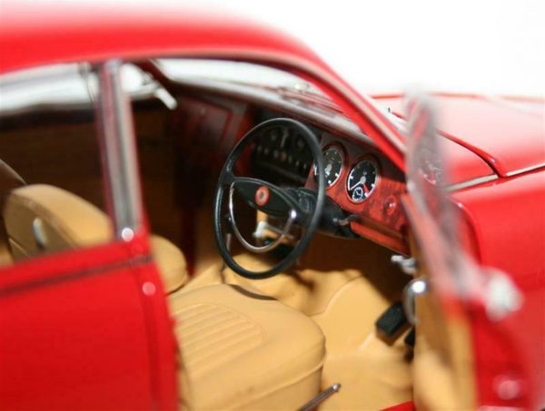 1/18 1962 Jaguar MarkII 3.8 Carmen Red Diecast Araba, Paragon 98322L - Görsel 5