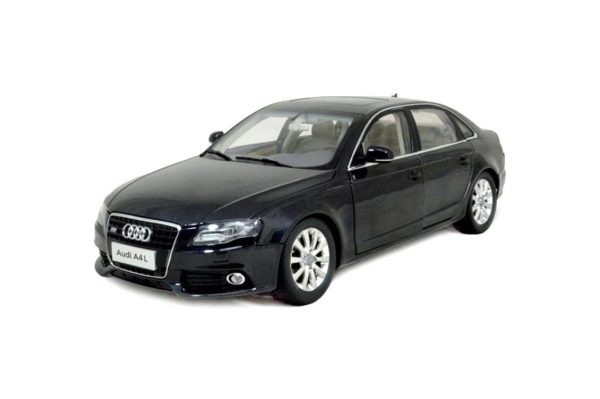 1/18 2011 Audi A4 L Siyah Diecast Araba, Paudi Model 2234BK