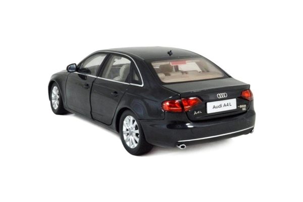 1/18 2011 Audi A4 L Siyah Diecast Araba, Paudi Model 2234BK - Görsel 2