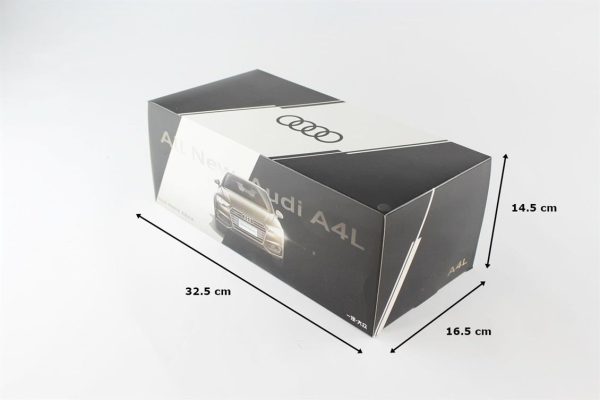 1/18 2011 Audi A4 L Siyah Diecast Araba, Paudi Model 2234BK - Görsel 5