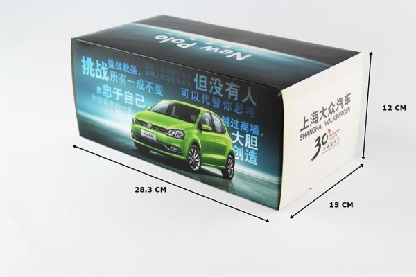 1/18 2014 Volkswagen Polo Kırmızı Diecast Araba, Paudi Model 2338R - Görsel 5