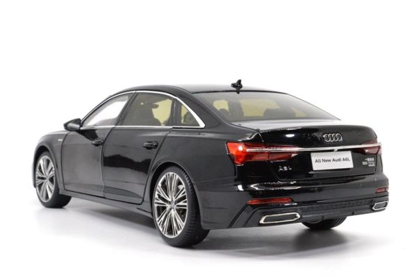 1/18 2019 Audi A6L Siyah Diecast Araba, Paudi Model 2356BK - Görsel 2