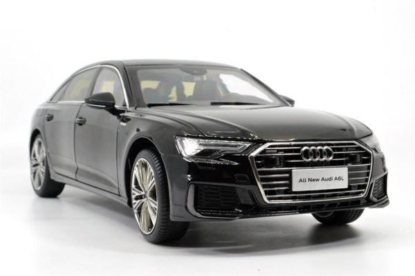 1/18 2019 Audi A6L Siyah Diecast Araba, Paudi Model 2356BK - Görsel 3