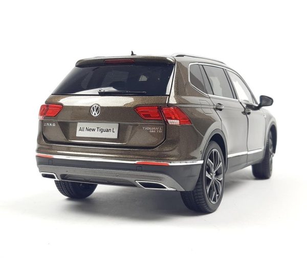 1/18 2017 Volkswagen Tiguan L Kahverengi Diecast Araba, Paudi Model 2386BR - Görsel 3