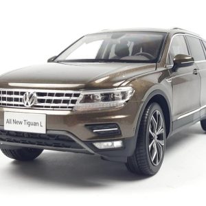 1/18 2017 Volkswagen Tiguan L Kahverengi Diecast Araba, Paudi Model 2386BR