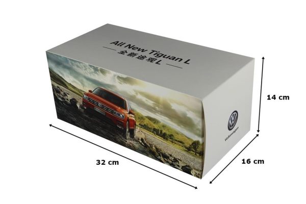 1/18 2017 Volkswagen Tiguan L Kahverengi Diecast Araba, Paudi Model 2386BR - Görsel 5