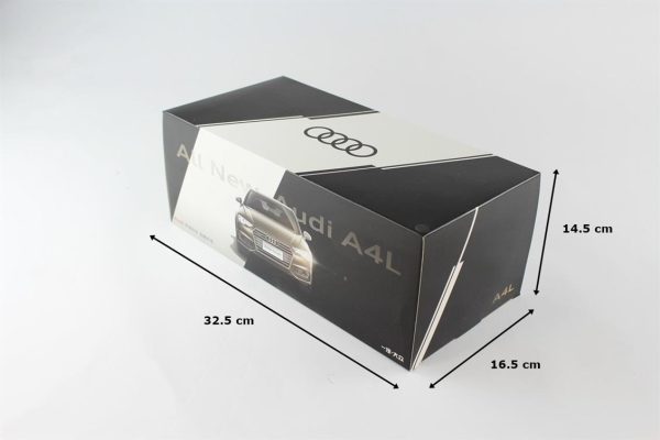 1/18 2017 Audi A4L Kahverengi Diecast Araba, Paudi Model 2391BR - Görsel 5