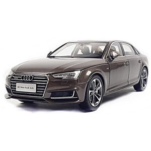 1/18 2017 Audi A4L Kahverengi Diecast Araba, Paudi Model 2391BR