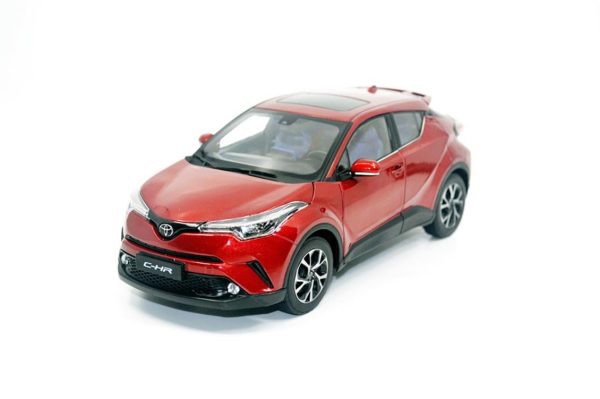 1/18 2019 Toyota CHR Kırmızı Diecast Araba, Paudi Model 2533R