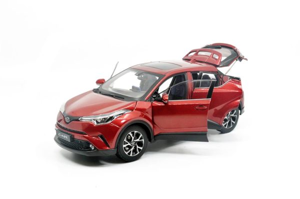 1/18 2019 Toyota CHR Kırmızı Diecast Araba, Paudi Model 2533R - Görsel 4