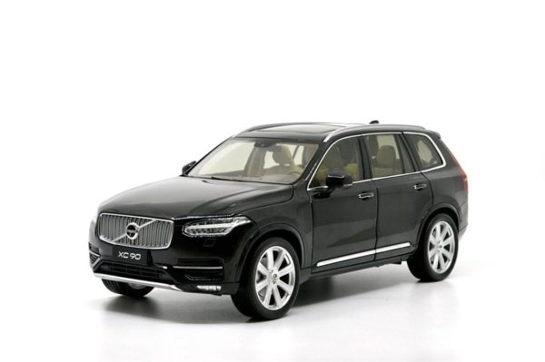 1/18 2018 Volvo XC90 Siyah Diecast Araba, Paudi Model 2560BK