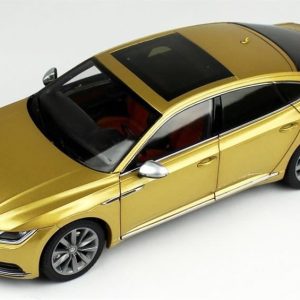 1/18 2018 Volkwagen CC Arteon Altın Diecast Araba, Paudi Model 2570GL
