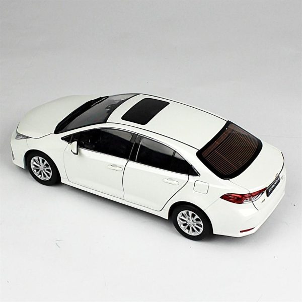 1/18 2019 Toyota Corolla Beyaz Diecast Araba, Paudi Model 2590W - Görsel 4