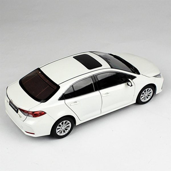 1/18 2019 Toyota Corolla Beyaz Diecast Araba, Paudi Model 2590W - Görsel 3
