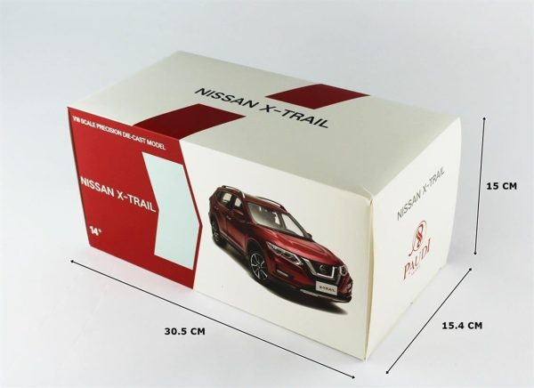 1/18 2019 Nissan X-TRAIL Mavi Diecast Araba, Paudi Model 5535EBL - Görsel 5