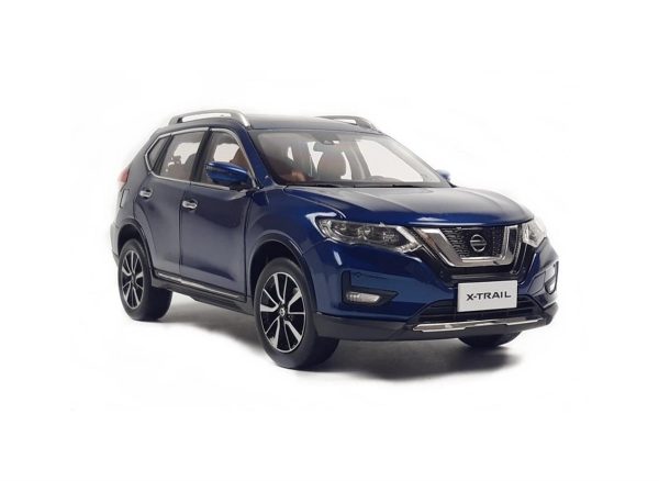 1/18 2019 Nissan X-TRAIL Mavi Diecast Araba, Paudi Model 5535EBL - Görsel 2