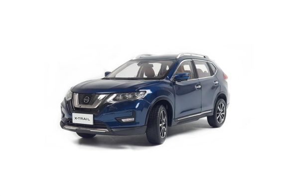 1/18 2019 Nissan X-TRAIL Mavi Diecast Araba, Paudi Model 5535EBL