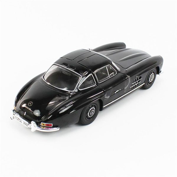 1/18 Mercedes Benz 300 SL Coupe (W198) 1954 Black Diecast Araba, Paul Model Art B66040638 - Görsel 2